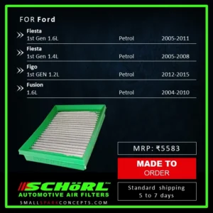 Ford Fiesta, Figo, Fusion Air filter