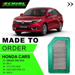 Honda Amaze 2nd Gen, BR-V, City 6th Gen, Jazz 2nd Gen, WR-V Air Filter