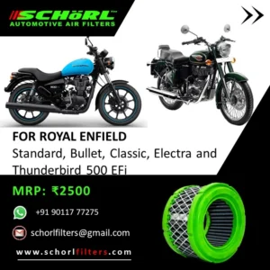 Royal Enfield Standard 500| Bullet 500 | Classic 500/350 UCE BS6 | Electra 500 | Thunderbird 500 (Small) P/N: 100101003 Air Filter