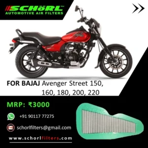 Bajaj Avenger Street 150, 160, 180, 200, 220 Air Filter