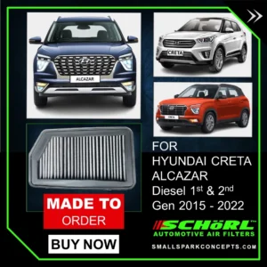Hyundai Alcazar, Creta 1st Gen, Creta 2nd Gen, Kia Seltos Air Filter