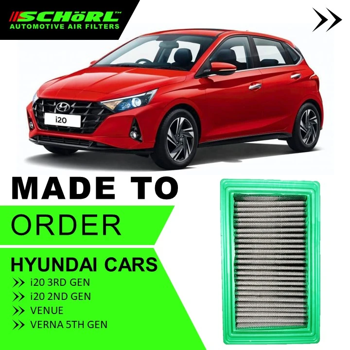 Hyundai i20 3rd Gen, i20 2nd Gen, Venue, Verna 5th Gen Air Filter