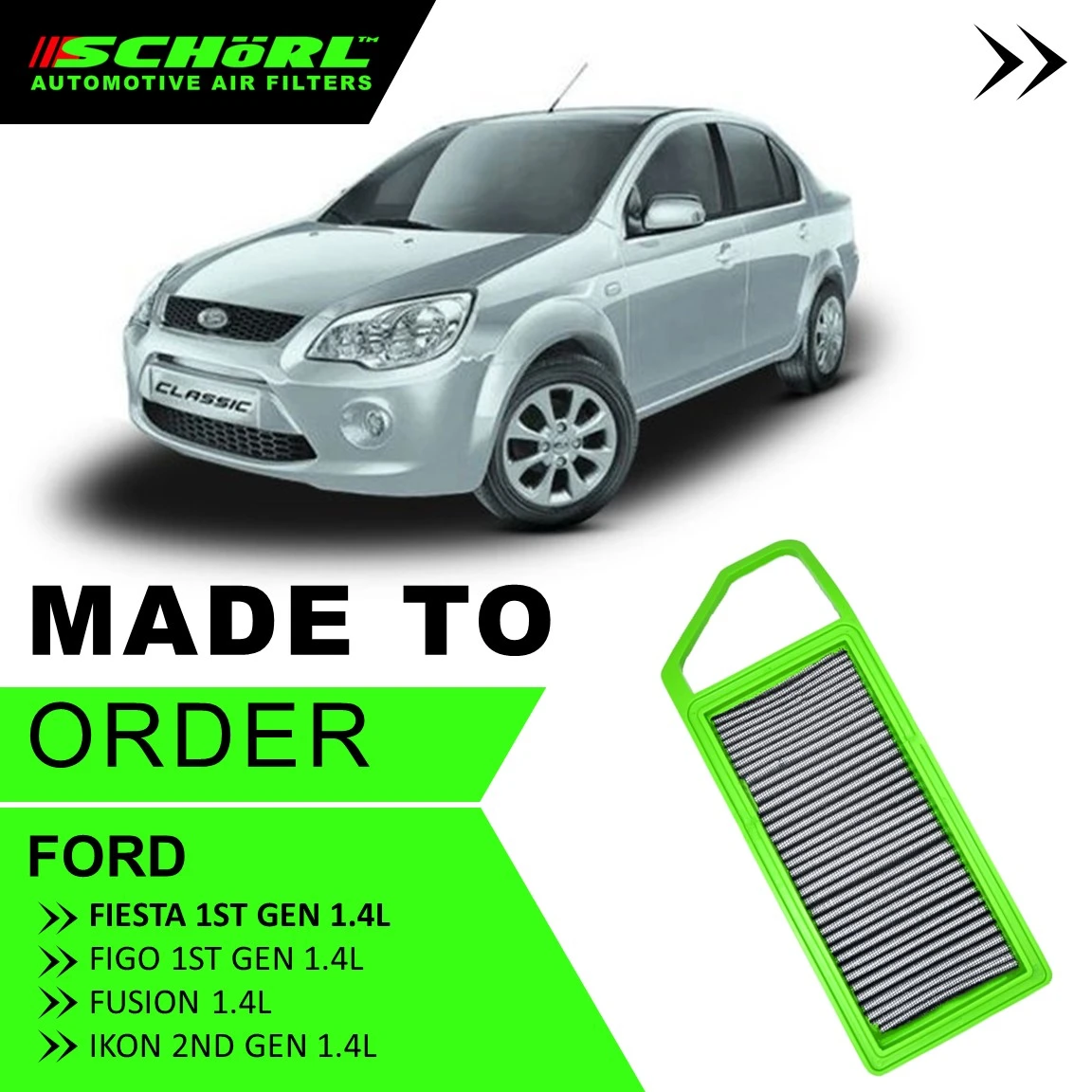 Ford Fiesta Figo Fusion Ikon Air Filter