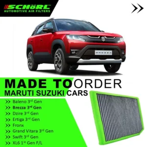 Maruti Suzuki Baleno 3rd Gen, Brezza 3rd Gen, Dzire3rd Gen, Fronx, Grand Vitara, Swift 3rd Gen, Xl6 1st Gen Air Filter