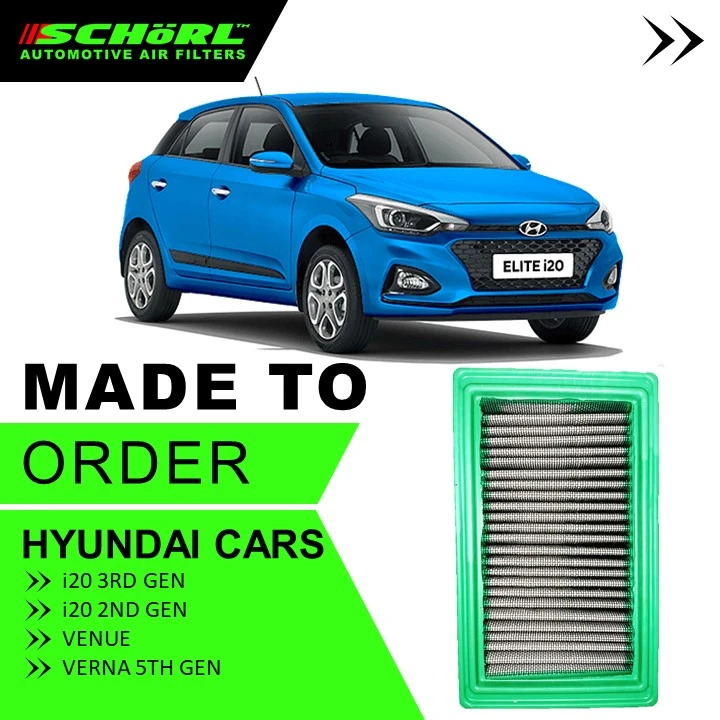 Hyundai i20 3rd Gen, i20 2nd Gen, Venue, Verna 5th Gen Air Filter