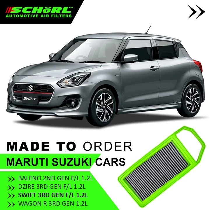 maruti Suzuki WagonR, Swift, Swift Dzire, Baleno 2nd Gen Air Filter