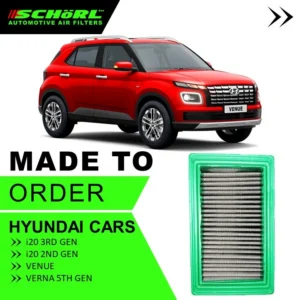 Hyundai i20 3rd Gen, i20 2nd Gen, Venue, Verna 5th Gen Air Filter Hyundai i20 3rd Gen, i20 2nd Gen, Venue, Verna 5th Gen Air Filter