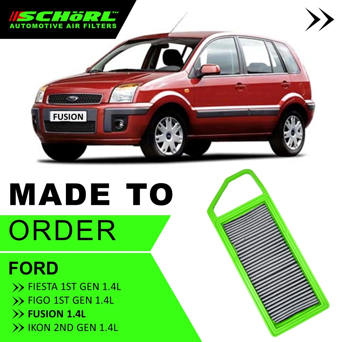 Ford Fiesta Figo Fusion Ikon Air Filter
