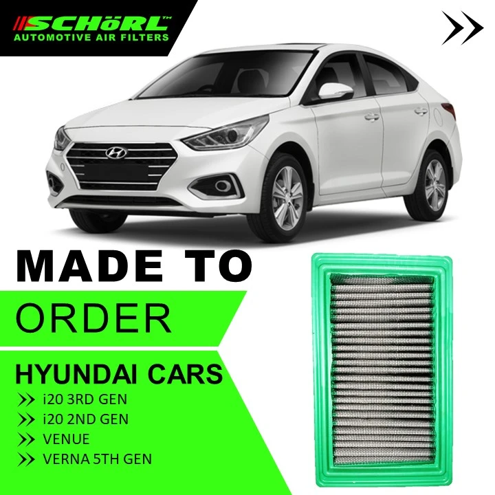 Hyundai i20 3rd Gen, i20 2nd Gen, Venue, Verna 5th Gen Air Filter