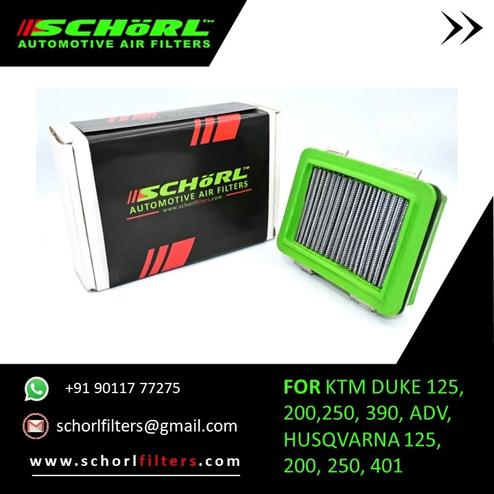KTM Duke 125, 200, 250, 390, ADV, Husqvarna 125, 200, 250, 401 Air Filter