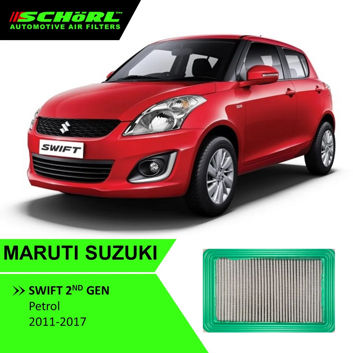 Maruti Suzuki Swift, Ertiga Ritz, Swift Dzire Air Filter