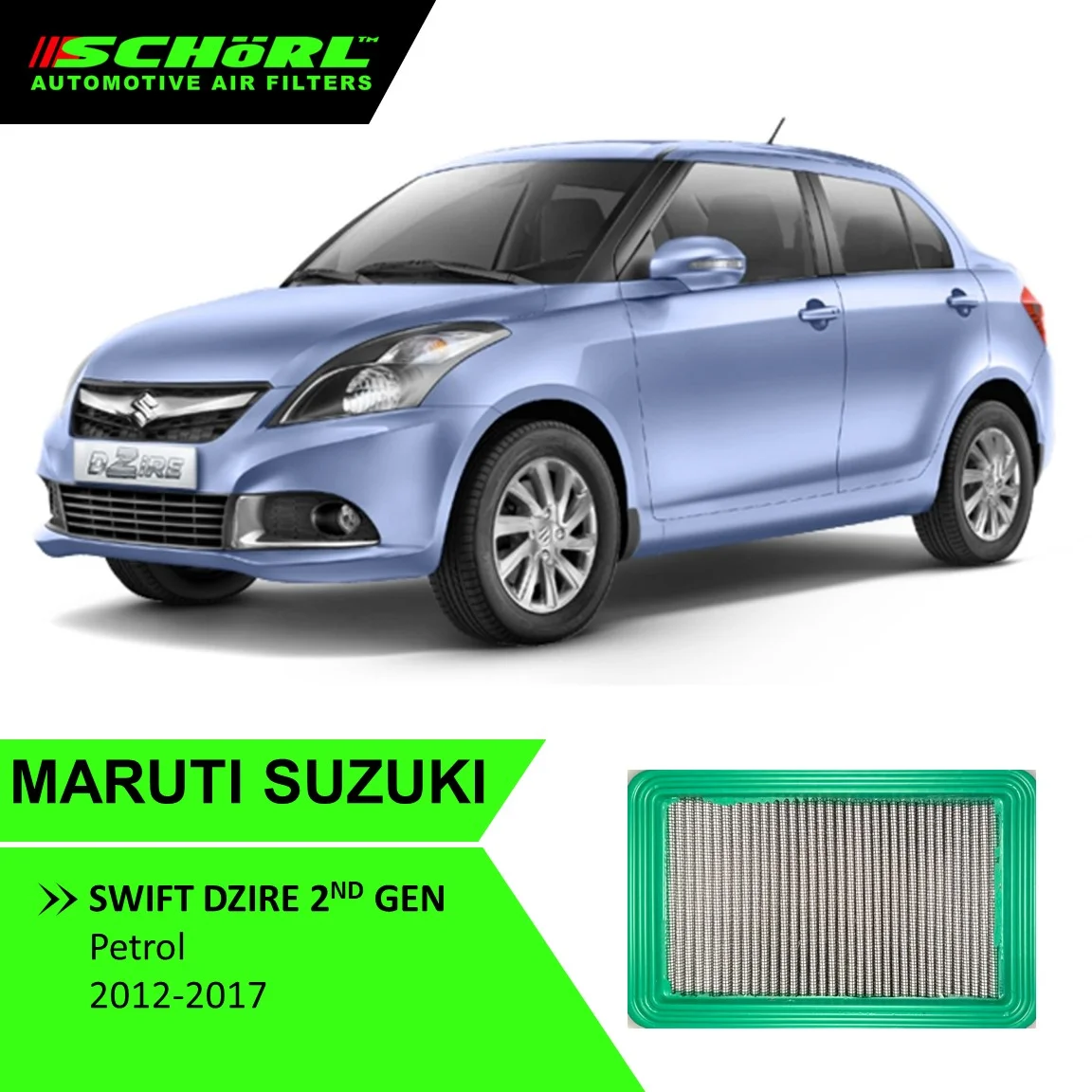 Maruti Suzuki Swift, Ertiga Ritz, Swift Dzire Air Filter