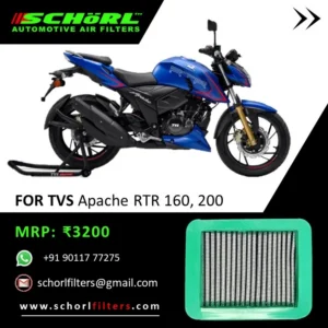 TVS Apache RTR 160, 200 BS6 Air filter