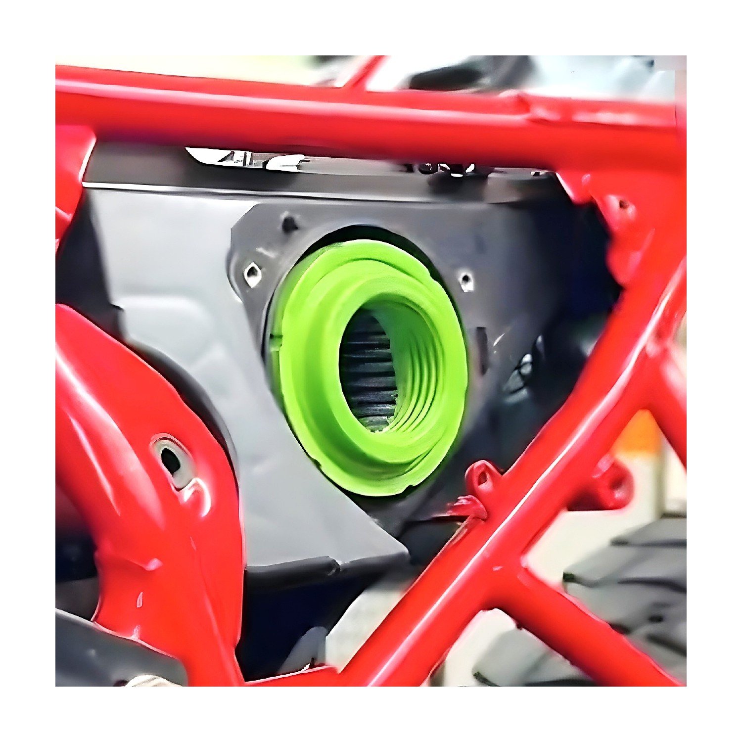 SCHORL air filter fitted in Royal Enfield Himalayan 411 airbox